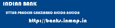 INDIAN BANK  UTTAR PRADESH GHAZIABAD ASODA ASSODA  banks information 